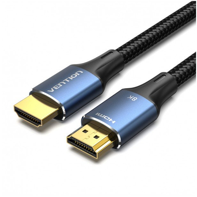 Kabllo HDMI Vention Cotton Braided, 3m, 8K, blu