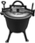 Tenxhere gize Hunter Cast Iron Pot, 4L, me këmbë, e zezë