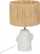 Lampë tavoline Atmosphera Raia, 38cm, bazë dolomiti, e bardhë