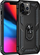 Këllëf telefoni OEM Military Armor për iPhone 12 Pro Max, me mbajtëse 360°, i zi