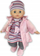 Kukull bebe Adar 516724, 40cm, me zë polonisht, rozë gri