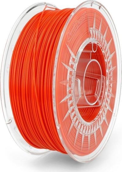 Filament 3D Devil Design PLA 1.75mm, 1kg, portokalli i errët