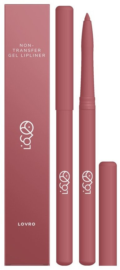 Laps kontur buzësh Lovro Non-Transfer Gel Lipliner, xhel, 0.6g, rozë