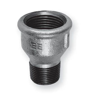 Reduktues për gypa Opal M4, fije konike femërore 6 / 4x5 / 4 " e galvanizuar, 246-33V