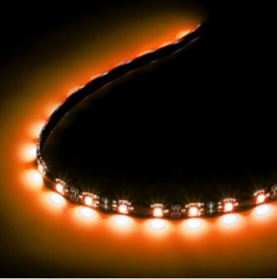 LED лента Ламптрон ФлексЛајт Про, универзална за компјутер, портокалова светлина, црна