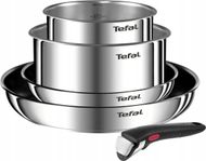 Set tenxheresh dhe tiganësh Tefal Ingenio Emotion L897S574, 5 pjesë, çelik inox, me veshje jo ngjitëse
