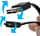 Kabllo USB Logo USB-A, 0.3m, e zezë