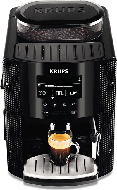 Makinë për espresso Krups Pisa EA8150, 1450 W, 15 bar, 1.7 l, e zezë