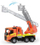 Lodër kamion zjarrfikës Lena WORXX Volvo FMX, me pompë uji, shkallë 60 cm, shumëngjyrëshe