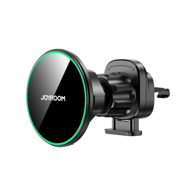 Mbajtëse makine me karikues wireless Joyroom JR-ZS412, magnet, 15W, e zezë