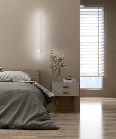 Llambë muri LED Activejet AJE HILTON, 450lm, dritë neutrale, e bardhë
