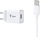 Ѕиден полнач T-phox Mini, Lightning 1.2m, 2.4A, бел