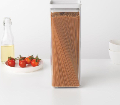 Enë kuzhine për ruajtje Brabanita Tasty, 2.5L, plastike transparente