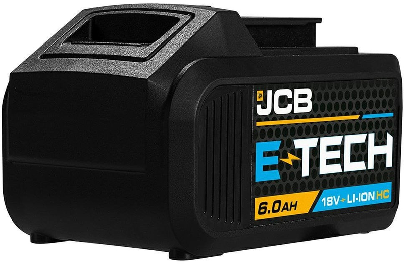 Bateri litium ion JCB 18V, 6.0Ah, tregues LED