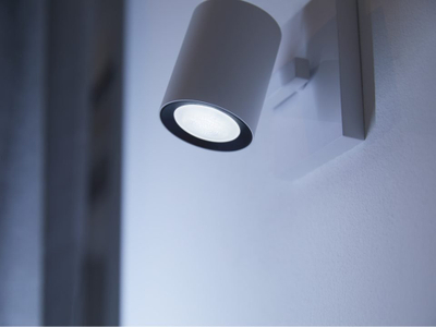 Llambë smart Philips Hue White Ambiance GU10, 5.2W, Bluetooth Zigbee, e bardhë, set 3 copë