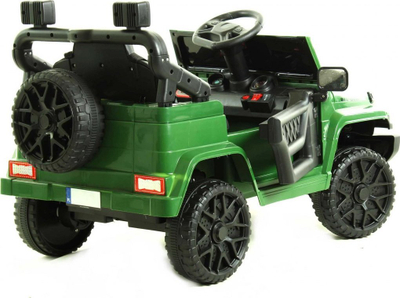 Makina elektrike për kalamoj Szomik Jeep, një vend, deri 40 kg, e gjelbër