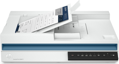 Skaner HP ScanJet Pro 2600 F1, me xham (flatbed) dhe ADF, 600 x 600 DPI, A4, i bardhë