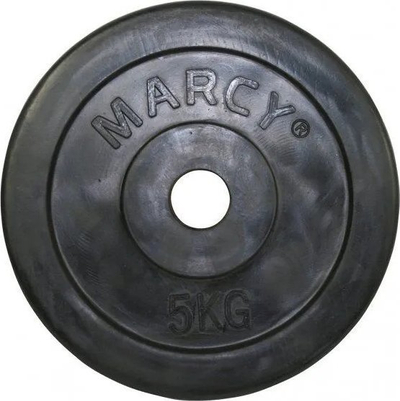 Disk peshe Tunturi me gomë, 5 kg, vrimë 30 mm, i zi