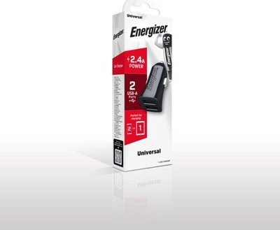 Karikues makinё Energizer Classic, 2x USB A, 12W, i zi