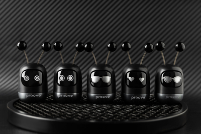 Aromë për veturë Proove Emoji Robot Ben, 3 aroma, për ventilim