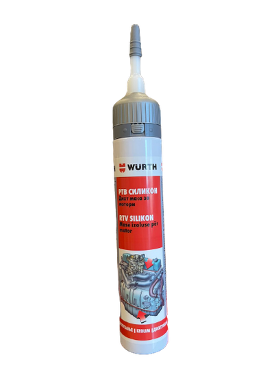 Silikon RTV për motorin dhe trupin e makinave Würth, i zi, 200ml