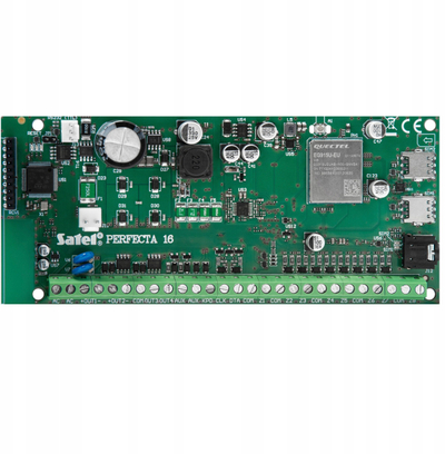 Bord kryesor alarmi Satel PERFECTA 16 LTE, modul LTE 2G 4G, 2x nano SIM