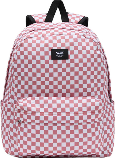 Çantë shpine Vans Old Skool Check, e kuqe/e bardhë