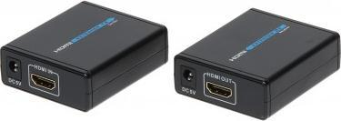 Ekstender HDMI AV, HDMI-EX-4, transmetim me rrjet Cat 5e/6, i zi