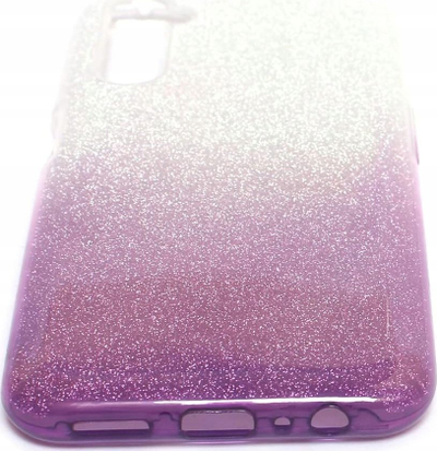 Futrollë telefoni Futera Shining për Samsung A16 5G A16 4G, transparente, rozë
