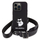 Futrollë telefoni Karl Lagerfeld Choupette Crossbody, për iPhone 15 Pro Max, silikon, e zezë