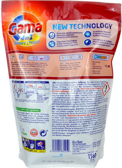 Kapsula larëse Gama Smart Choice 4 në 1, set, me aromë të freskët