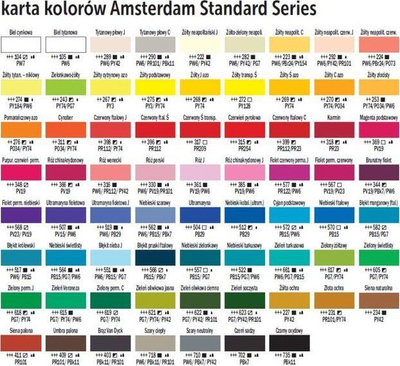 Bojë akrilike Amsterdam Standard Series, 120 ml, Azo Yellow Lemon, e verdhë limoni