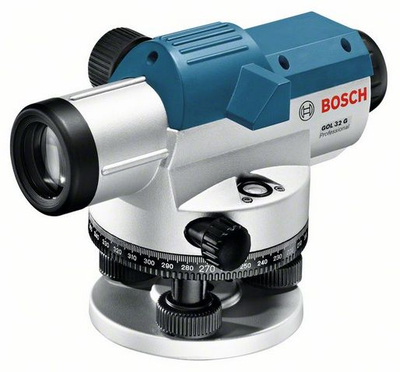 Nivel optik Bosch GOL32G me trekëmbësh BT160 dhe shtyllë GR500