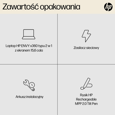 Laptop HP ENVY x360 15-fh0006nw , 15.6", AMD Ryzen 5, 16 GB RAM, 512 GB SSD, i zi