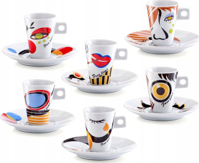 Set ena porcelani Zeller, për përdorim të përditshëm, dizajn elegant, e bardhë