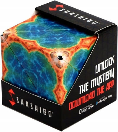 Lodër magnetike Shashibo Mystic Ocean, kub transformues, mbi 70 forma, shumëngjyrëshe