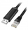 Kabllo konsole Ugreen USB në RJ45, 3m, USB 2.0, e zezë