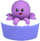 Глицерински сапун Bomb Cosmetics Octopi My Heart Toy, со играчка, 100g