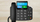 Telefoni fiks Maxcom Comfort MM42D me teli, i zi