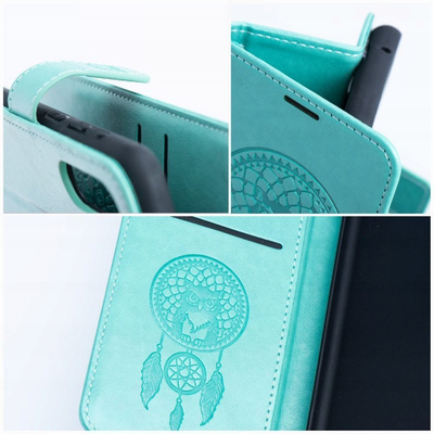 Këllëf telefoni OEM MEZZO Book Case, për Samsung A17 Oppo A17k, motiv Dreamcatcher, jeshil