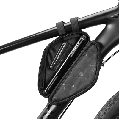 Торба за рамка на велосипед Rockbros B55 BK, 0.7L, најлон, црна
