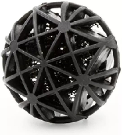 Medium filtrues akuariumi Aqua Natura Bio Ball, me sfungjer, diametër 16mm, i zi