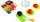 Set lodrash kuzhine LeanToys Basket with Vegetables, shportë me fruta e perime prerëse, peshore dyqani