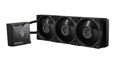 Ftohës uji për CPU MSI MEG CORELIQUID S360, radiator 360mm, ekran 2.4" IPS, i zi