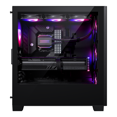 Kasë Phanteks XT Pro Ultra Tempered Glass Windows, D-RGB, e zezë