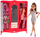 Set lodre me kukull MEGA CREATIVE 31 cm, dollap me rroba, gjerat e modes, i kuq
