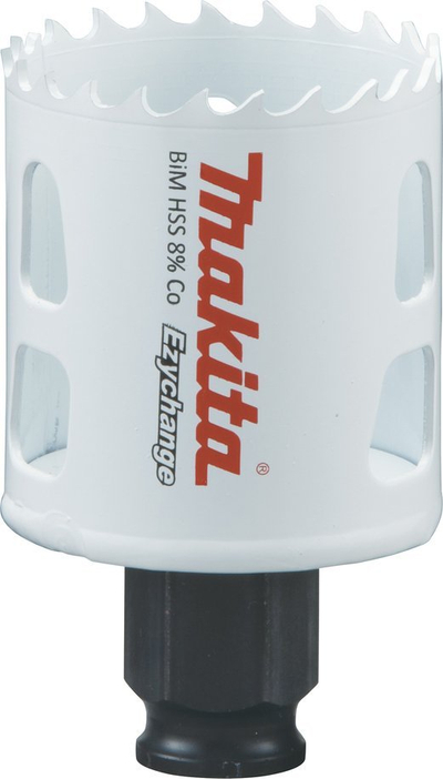 Sharrë cilindrike Makita Ezychange E-03791, Bi-Metal HSS, 44mm, e bardhë