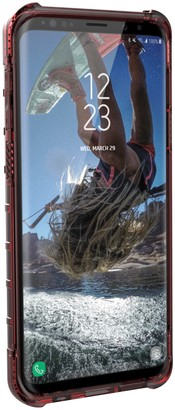 Mbrojtëse telefoni UAG Plyo për Samsung Galaxy S9 Plus, 6.2", kundër goditjeve, e kuqe e tejdukshme