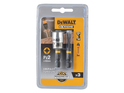 Kaçavida Dewalt Impact TORSION PZ2, 2 copë + mbajtëse