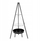 Tроноожец за кампување KingCamp Tripod Stand, комплет сет, челик, црн